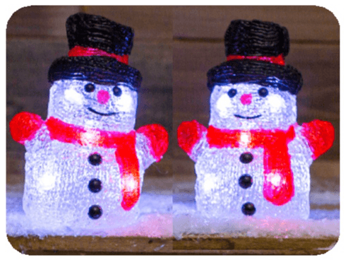 LED svjetlosni lanac 'Snjegović' - Akcija u trgovini Bauhaus