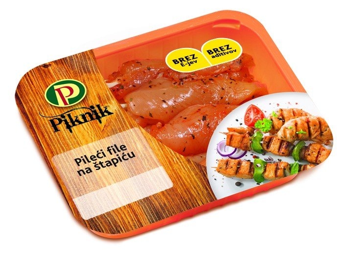 Piknik Pileći ražnjići, Pileći file na štapiću 400g - Akcija u trgovini Konzum