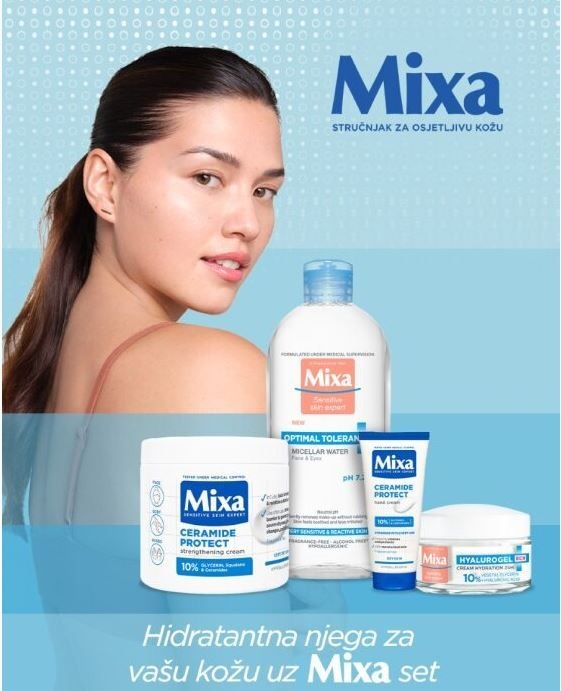 Odabrani Mixa proizvodi za njegu lica - Akcija u trgovini Bipa
