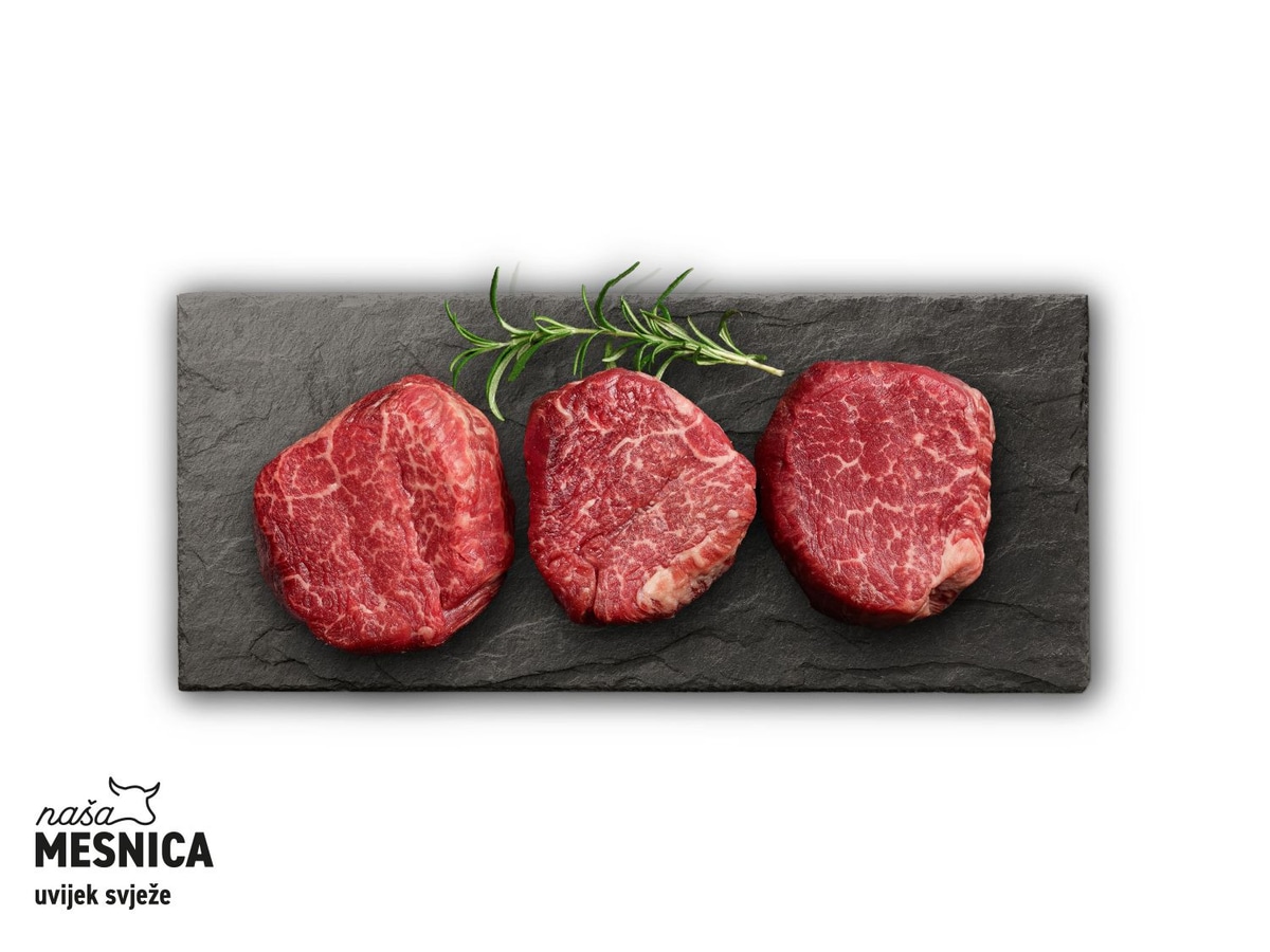 Svježi goveđi biftek cca 2 kg - Akcija u trgovini Lidl