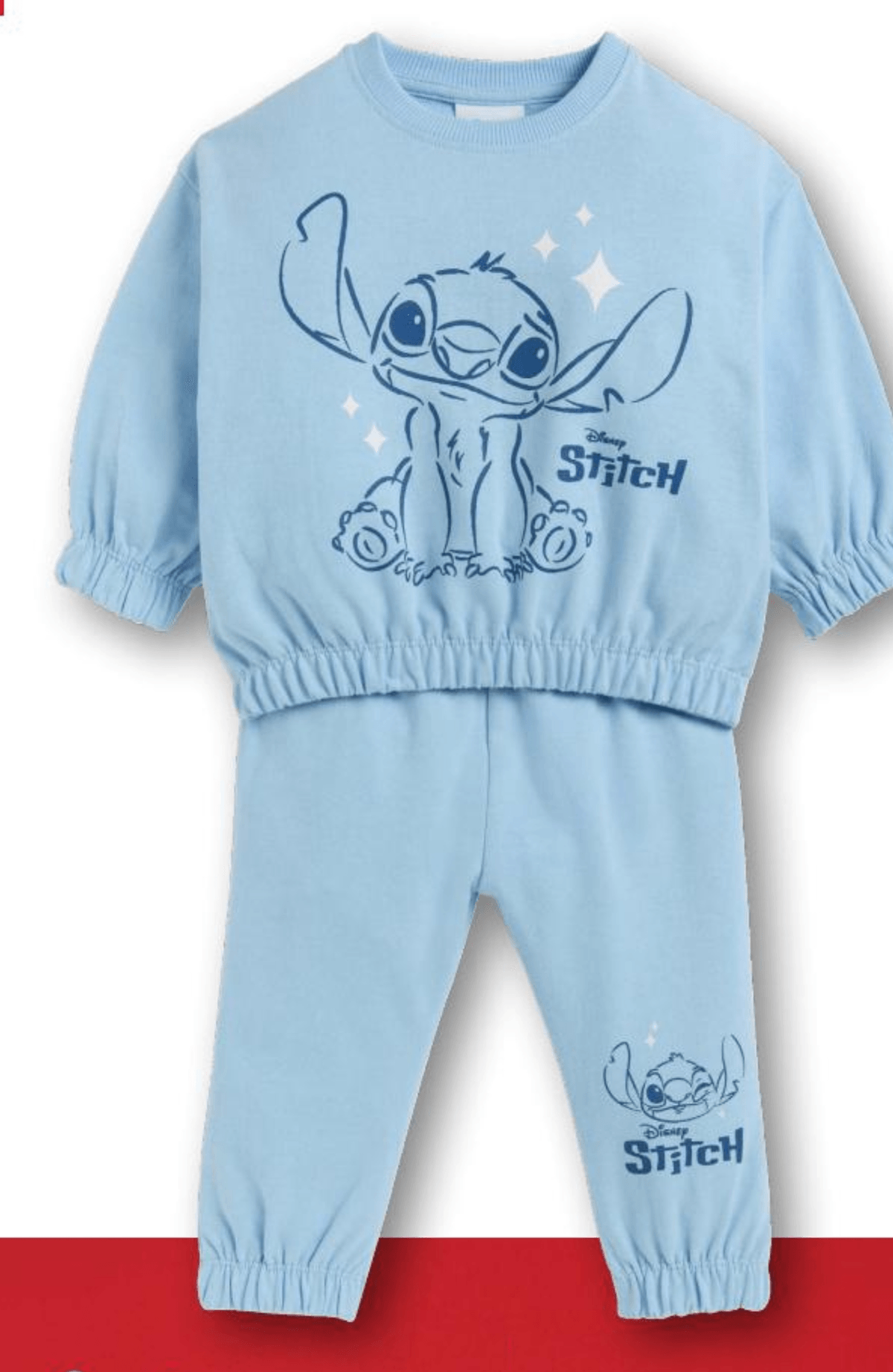 Set za bebe sportska majica i donji dio trenirke Stitch Disney Stitch - Akcija u trgovini Kik