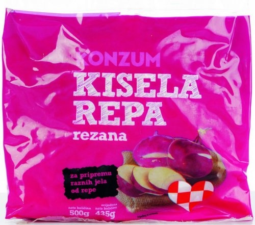 Repa kisela rezana 500g KONZUM - Akcija u trgovini Konzum
