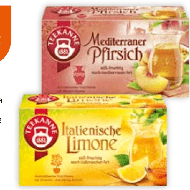 Teekanne Ländertee čaj 20 filter vrećica - Akcija u trgovini Mueller