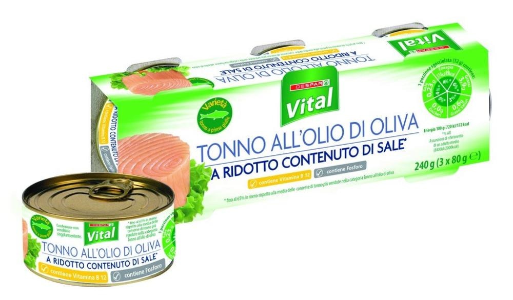 SPAR Vital Tuna 3 x 70 g - Akcija u trgovini Spar