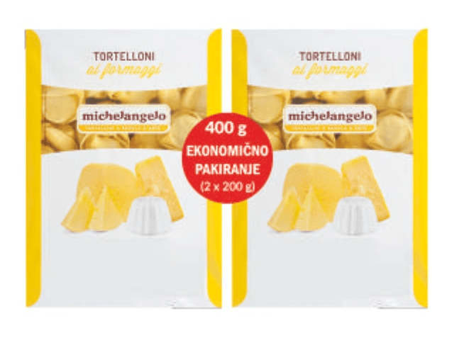 Michelangelo Tortellini 2 x 200 g - Akcija u trgovini Tommy