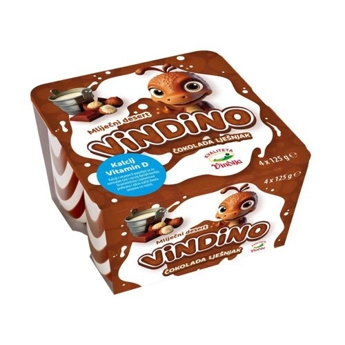 Mliječni desert Vindino Vindija 500 g (4 x 125 g) Akcija u trgovini Bakmaz