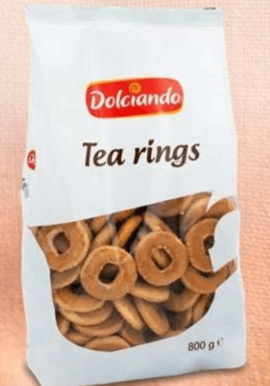 Dolciando Čajni kolutići 800 g - Akcija u trgovini Eurospin