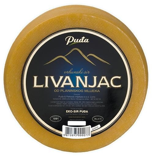 Sir Livanjac 1 kg Puđa - Akcija u trgovini Tommy