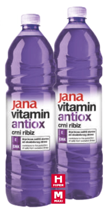 Vitamin, Jana Aromatizirana voda 1,5 L - Akcija u trgovini Tommy