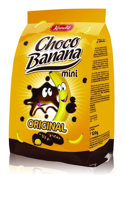 Mini choco banane original 120 g Kandit - Akcija u trgovini KTC