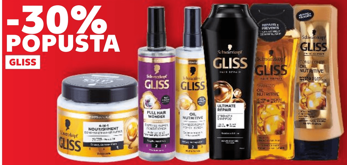 Gliss proizvodi - Akcija u trgovini Kaufland