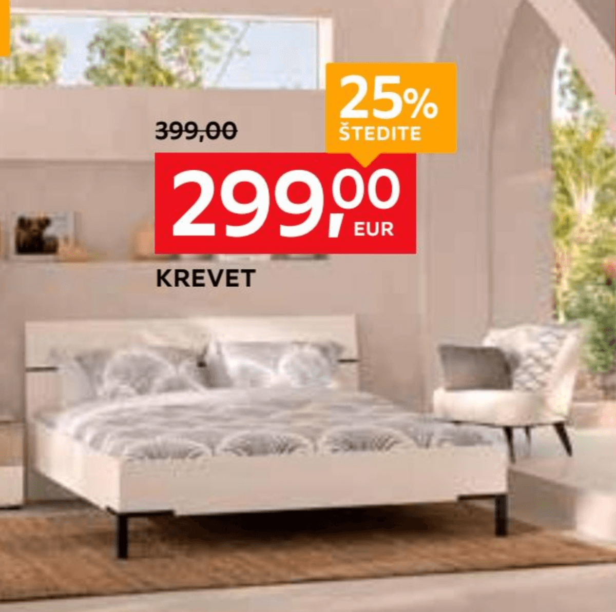 Krevet Xora - Akcija u trgovini Lesnina