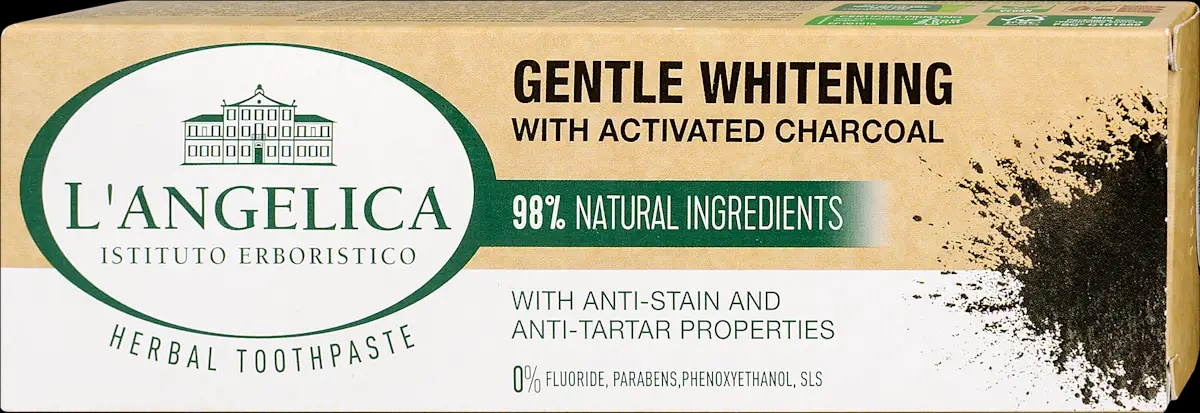 L'Angelica pasta za zube s aktivnim ugljenom 75 ml - Akcija u trgovini Dm