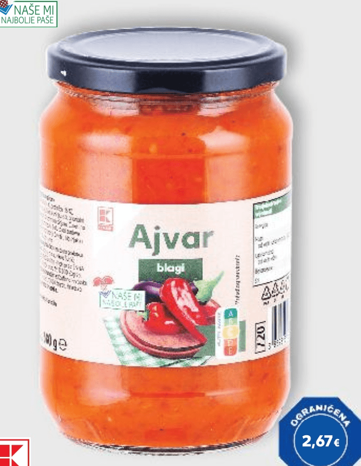 Ajvar 680 g Classic - Akcija u trgovini Kaufland
