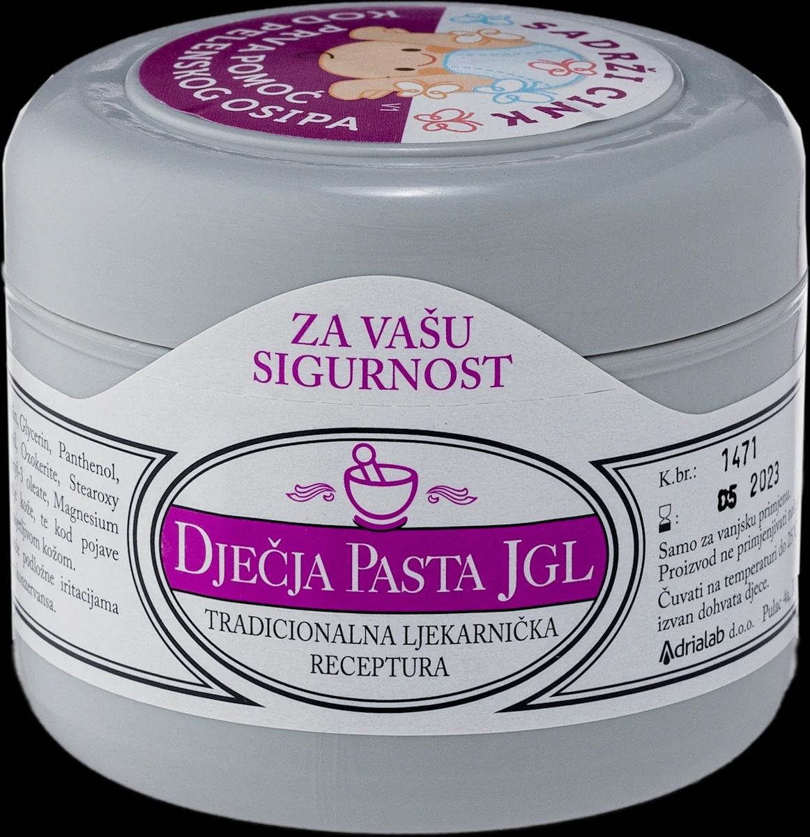 JGL dječja pasta za osjetljivu i nadraženu kožu 150 ml Akcija u trgovini Dm
