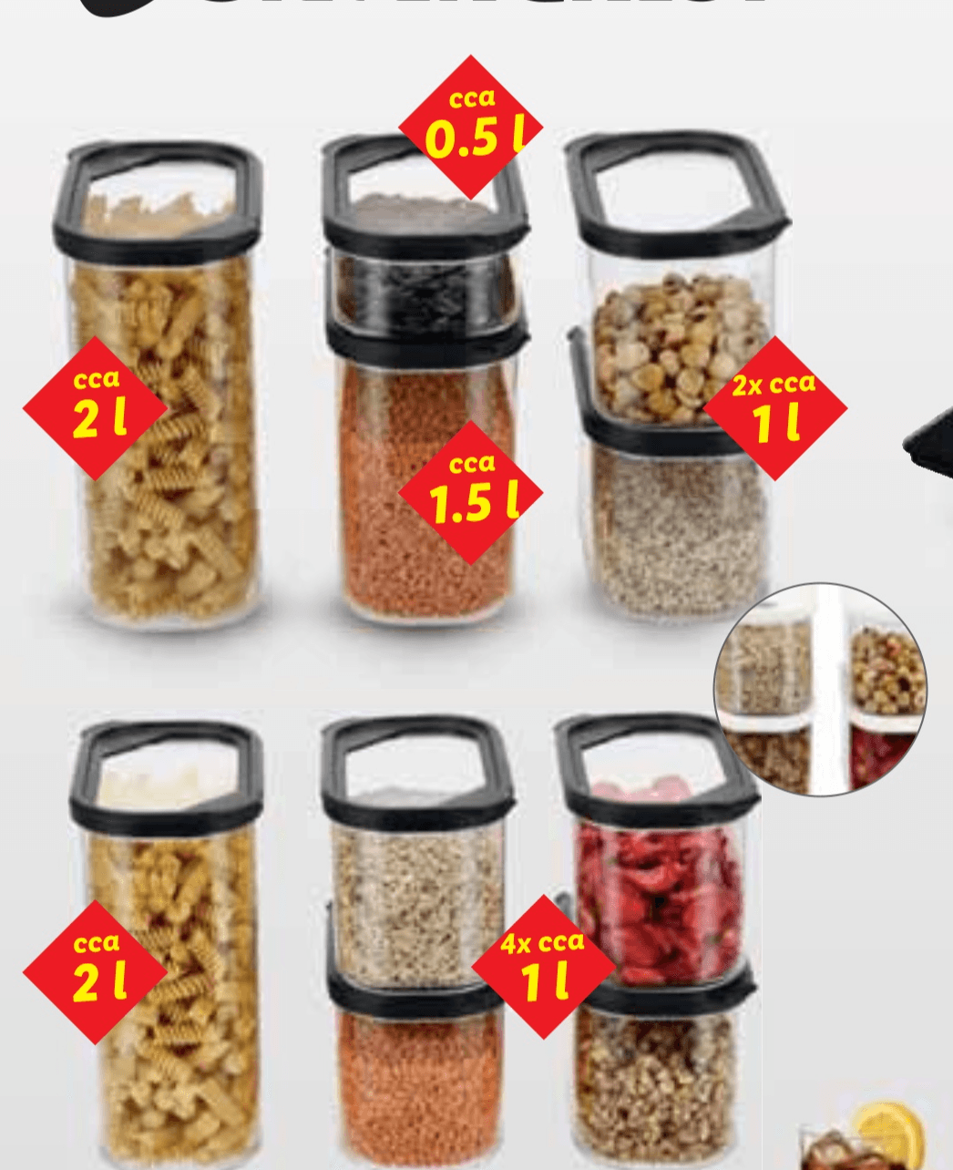 Silvercrest Posude za namirnice 5 komada u setu - Akcija u trgovini Lidl