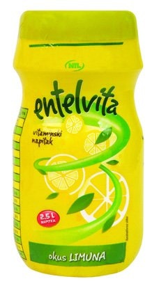 Instant napitak naranča boca, Instant napitak limun boca 200 g Entelvita - Akcija u trgovini NTL