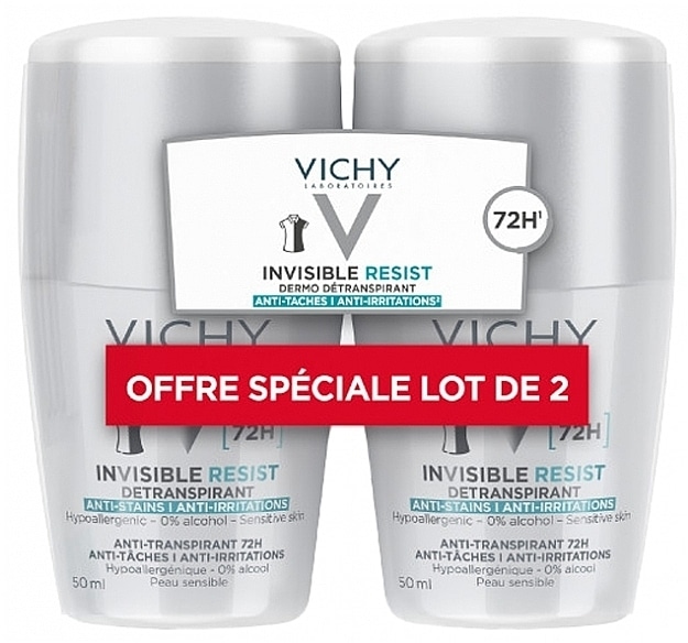 Vichy Anti transpirant deo roll on 2x50 ml - Akcija u trgovini Bipa