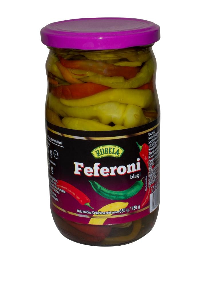 Zorela blagi feferoni 650 g - Akcija u trgovini Bakmaz