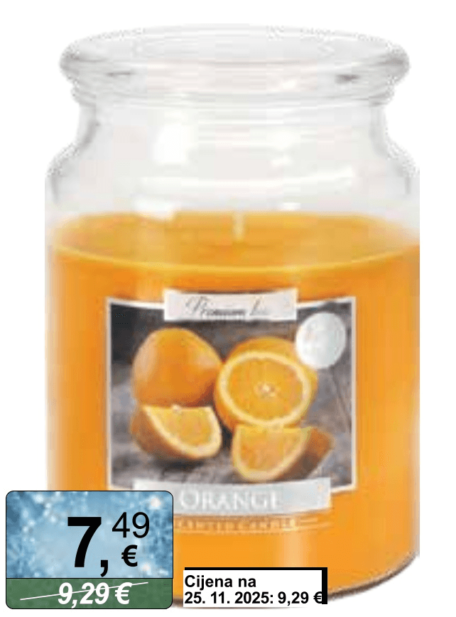 Svijeća mirisna AURA - Akcija u trgovini KTC