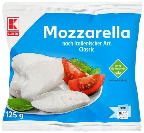 Mozzarella odabrane vrste 200 g Classic Akcija u trgovini Kaufland