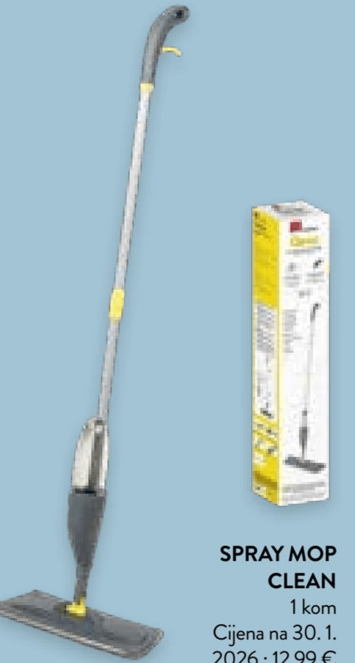 Spray Mop Clean 1 kom - Akcija u trgovini Spar