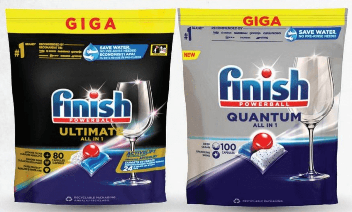 Finish Tablete za strojno pranje posuđa 100 ili 80 komada - Akcija u trgovini Plodine