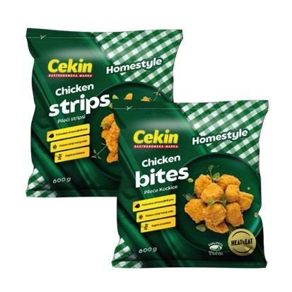 Homestyle chicken bites ili Homestyle chicken strips 600g Cekin - Akcija u trgovini KTC