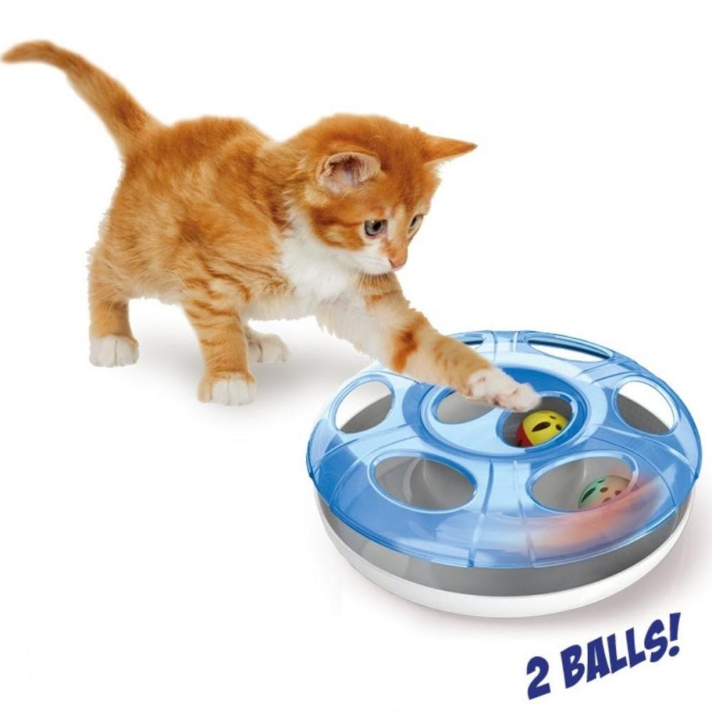 Igračka za mačke s dvije lopte Ufo 1 kom - Akcija u trgovini Interspar
