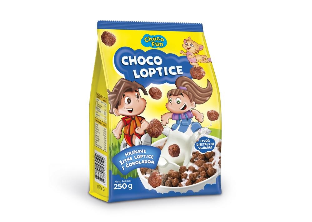 Choco Fun Čoko loptice 250 g - Akcija u trgovini Ultra