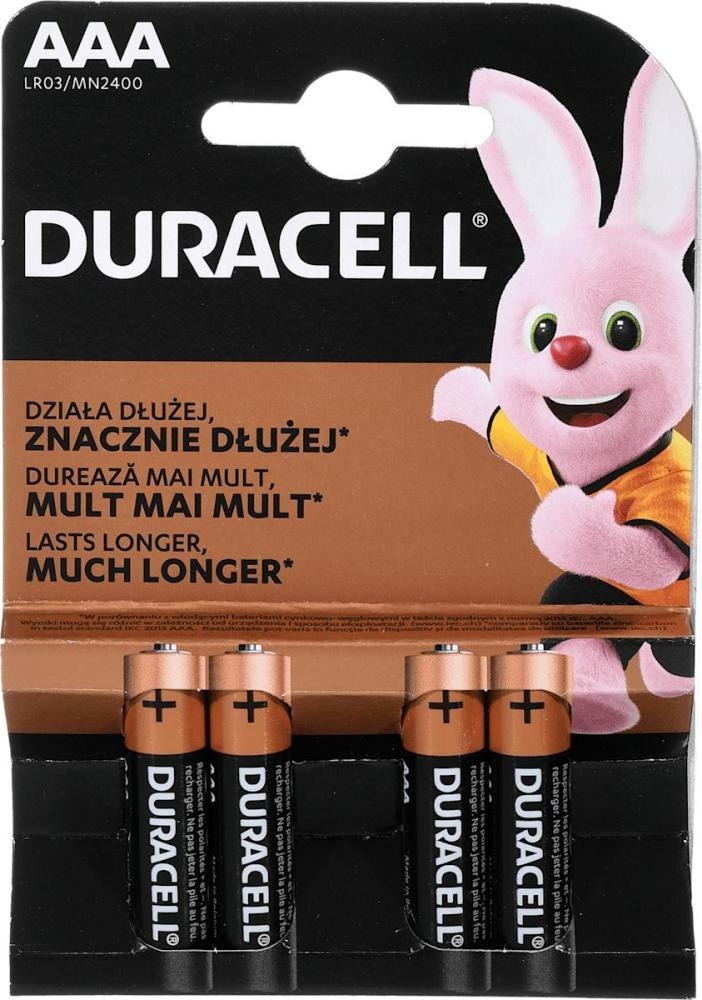 Baterije Basic AAA, AA Duracell 4 kom - Akcija u trgovini NTL