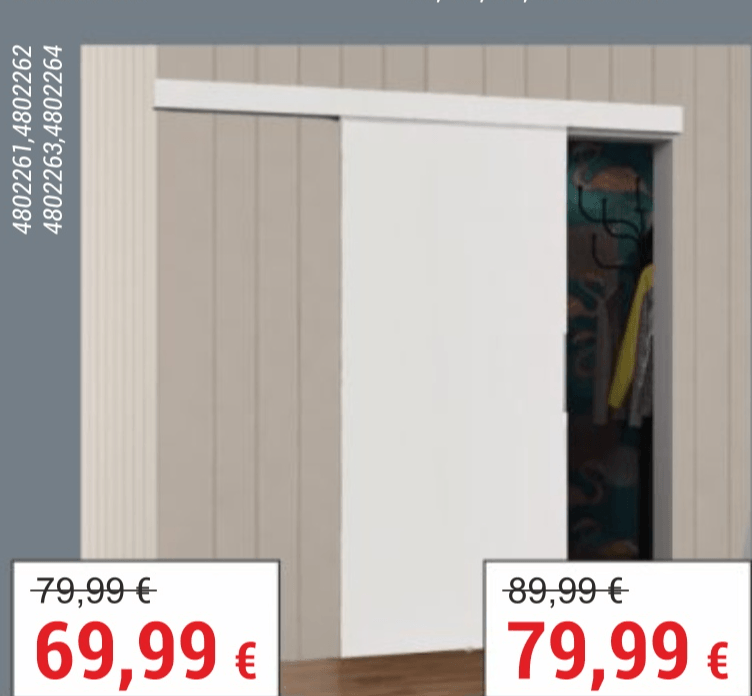 Klizna vrata - Akcija u trgovini Merkury