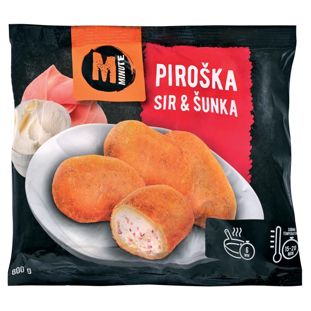 Minute Uštipak Šunka-sir 800g - Akcija u trgovini Konzum