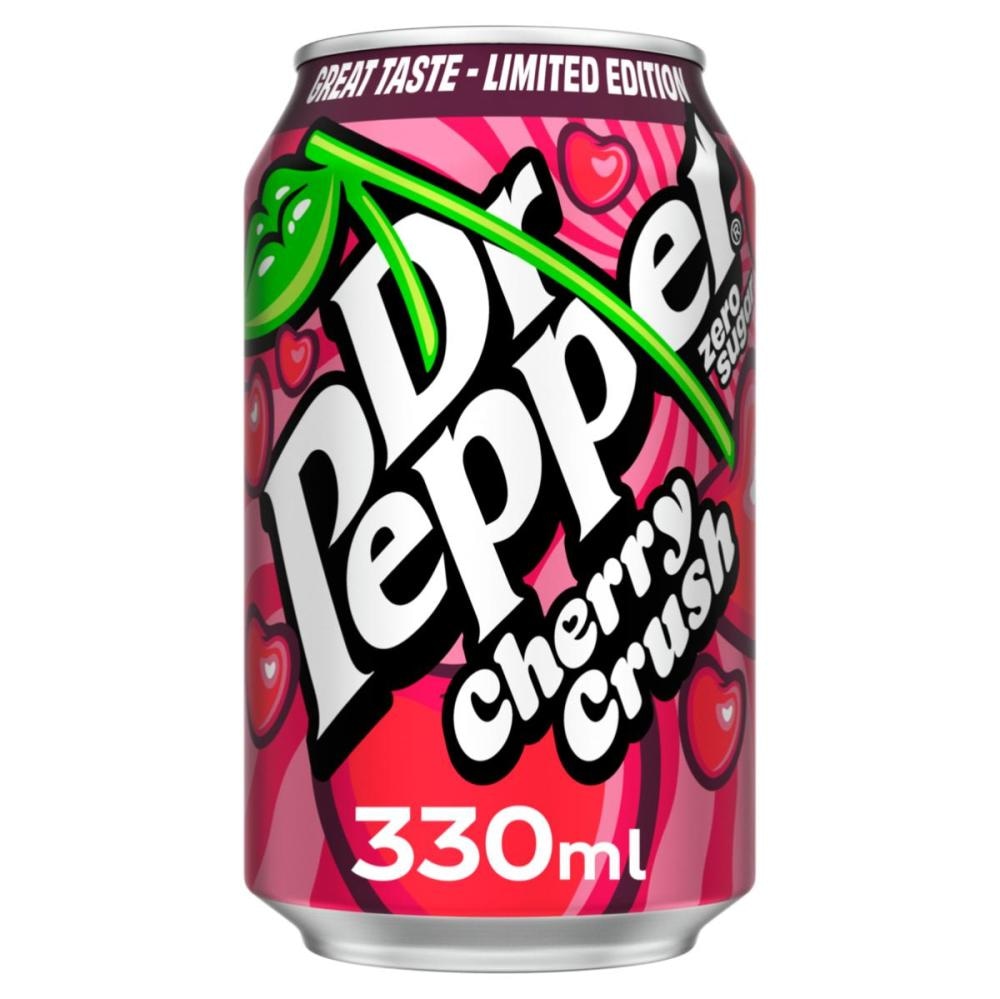 Dr Pepper Cherry Crush Zero Sugar 330ml - Akcija u trgovini Žabac