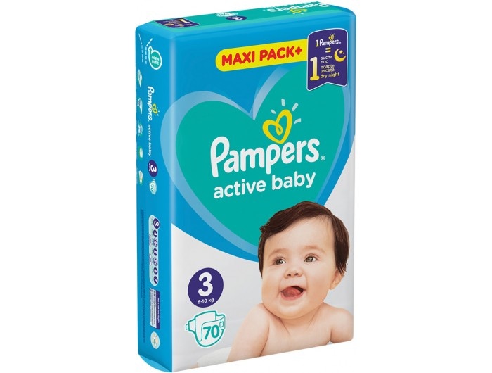 Pampers Active Baby dječje pelene S3 70 kom Akcija u trgovini KTC