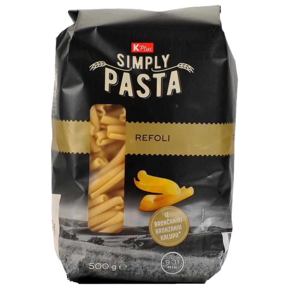 K Plus Simply Pasta tjestenina 500g - Akcija u trgovini Konzum