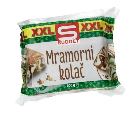 Mramorni kolač Budget 600 g - Akcija u trgovini Interspar