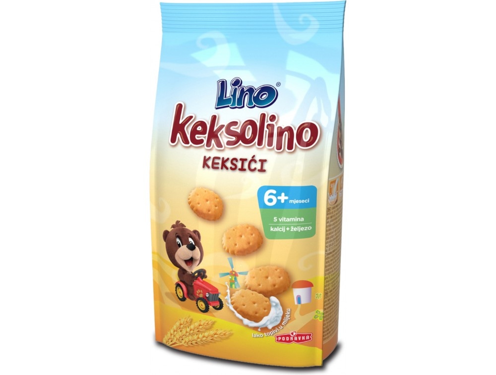Podravka Lino dječji keksolino keksići 140 g Akcija u trgovini Ribola