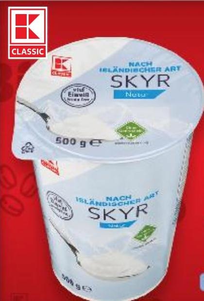 Skyr 500 g K Classic - Akcija u trgovini Kaufland