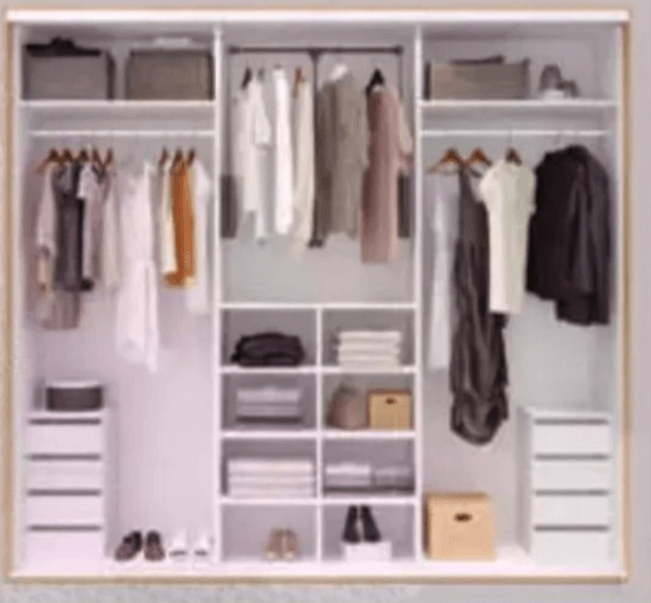 Ugradbeni ormar - Prijedlog sastava 2 270 x 300 x 60 cm - Akcija u trgovini Prima