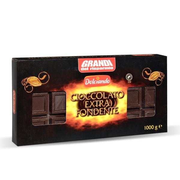 Tamna čokolada 50% kakao 1 kg Grandi Dolciando - Akcija u trgovini Eurospin