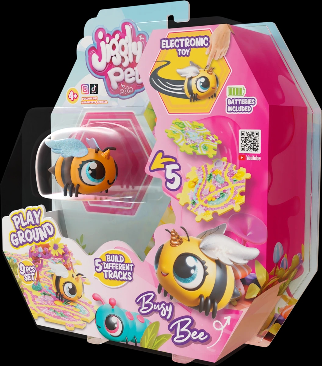 jiggly pets elektronički ljubimac žuta pčela 1 kom. - Akcija u trgovini Dm