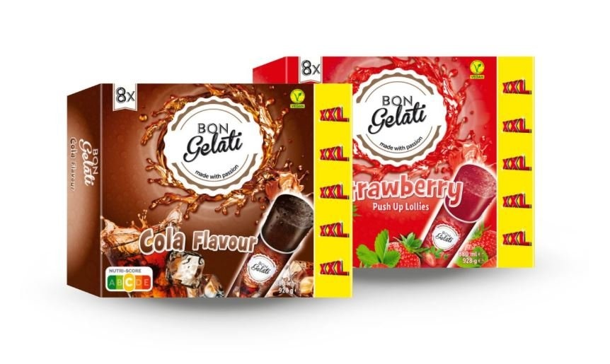 BON GELATI Vodeni sladoled XXL 8 x 110 ml - Akcija u trgovini Lidl