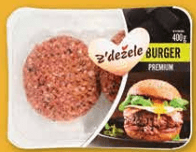 Svježi premium burger 400 g CELJSKE MESNINE - Akcija u trgovini Plodine