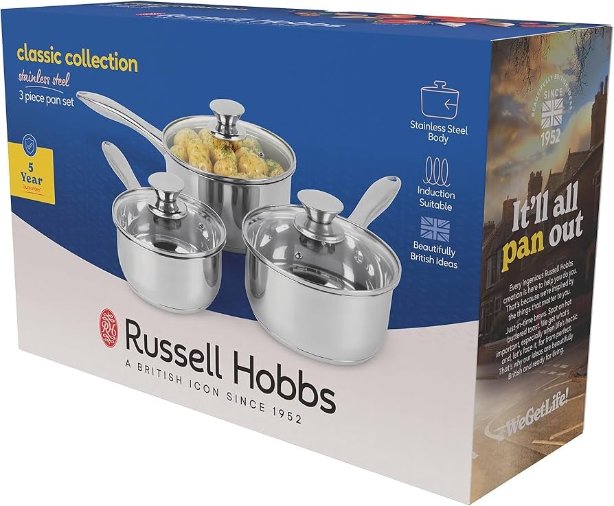 Set posuđa 3 kom Russell Hobbs - Akcija u trgovini Kaufland