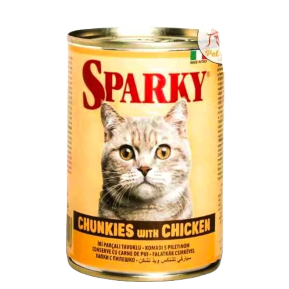 Hrana za mačke Sparky Chunks with Chicken 415 g - Akcija u trgovini NTL