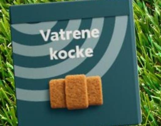 Vatrene kocke za potpalu Akcija u trgovini Spar