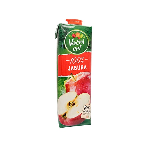 Voćni vrt Sok 100% jabuka 1 L - Akcija u trgovini Studenac
