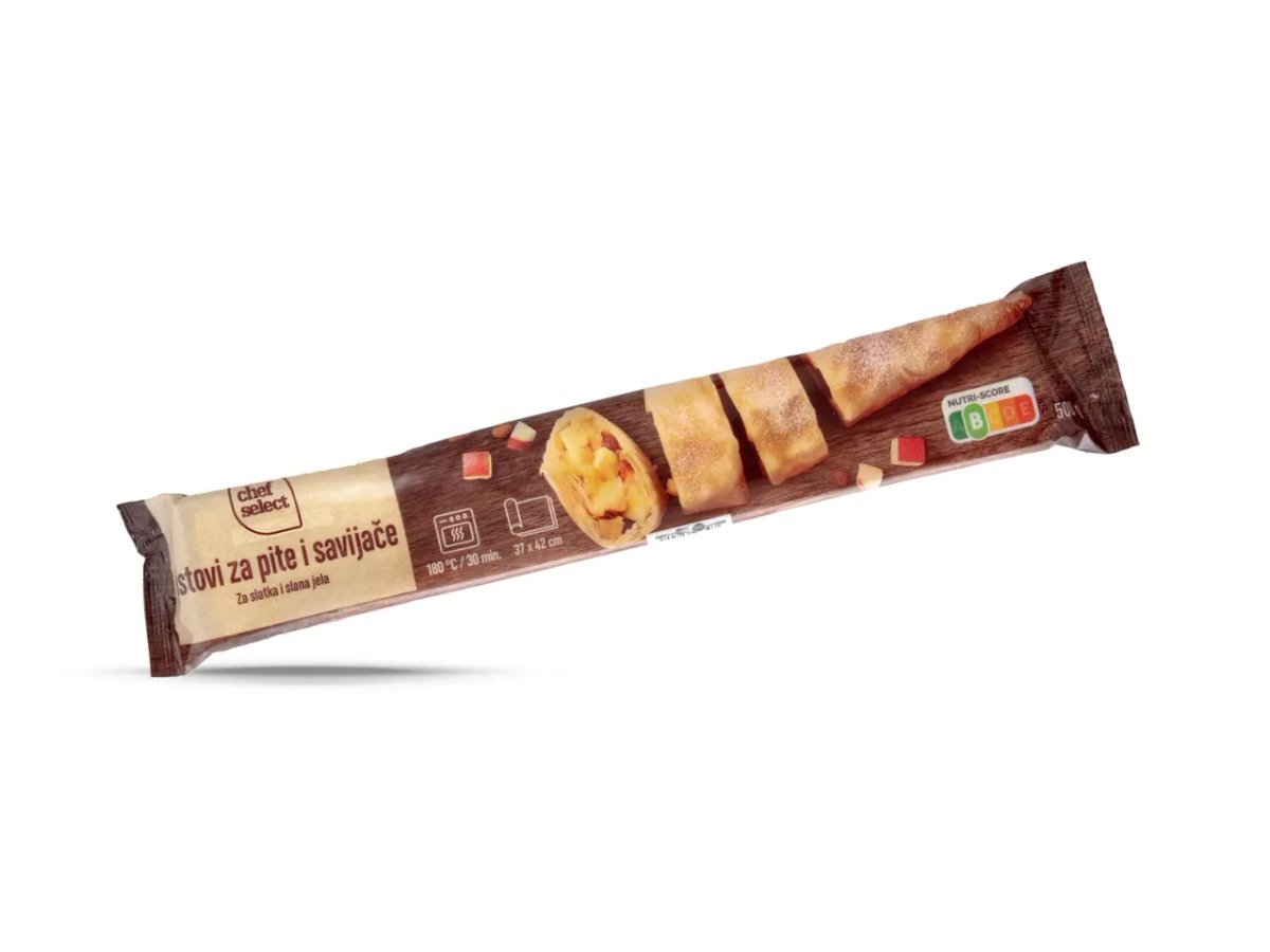 Chef Select Svježi listovi za pite i savijače 500 g - Akcija u trgovini Lidl