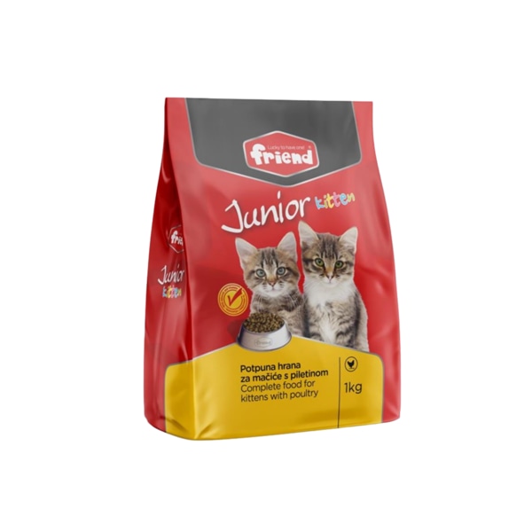 Friend Hrana za mačiće s piletinom junior kitten 1kg - Akcija u trgovini Pivac